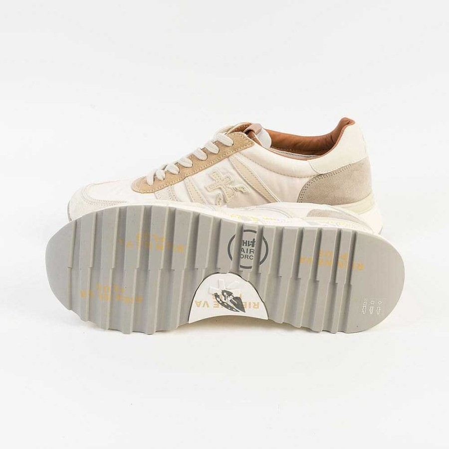 Online Premiata - Collezione Uomo Premiata - Sneakers - Lander 6633 - Bianco Beige