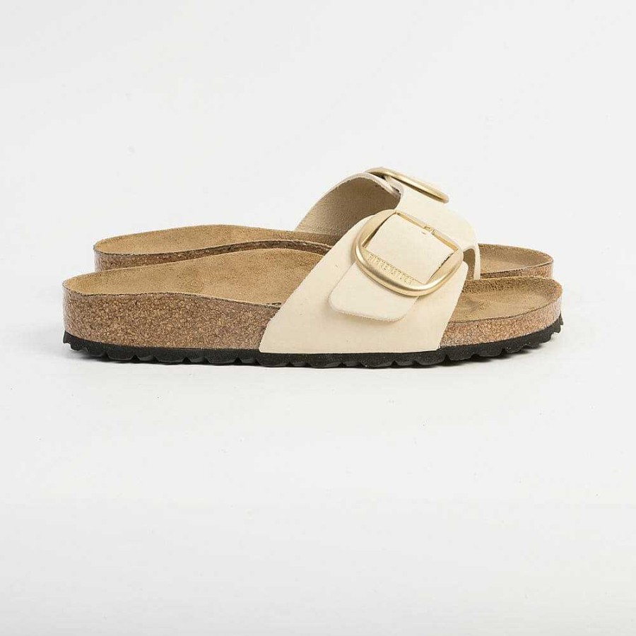 New BIRKENSTOCK Birkenstock - Sandali Bassi 1026604 - Madrid - Big Buckle - Ecru