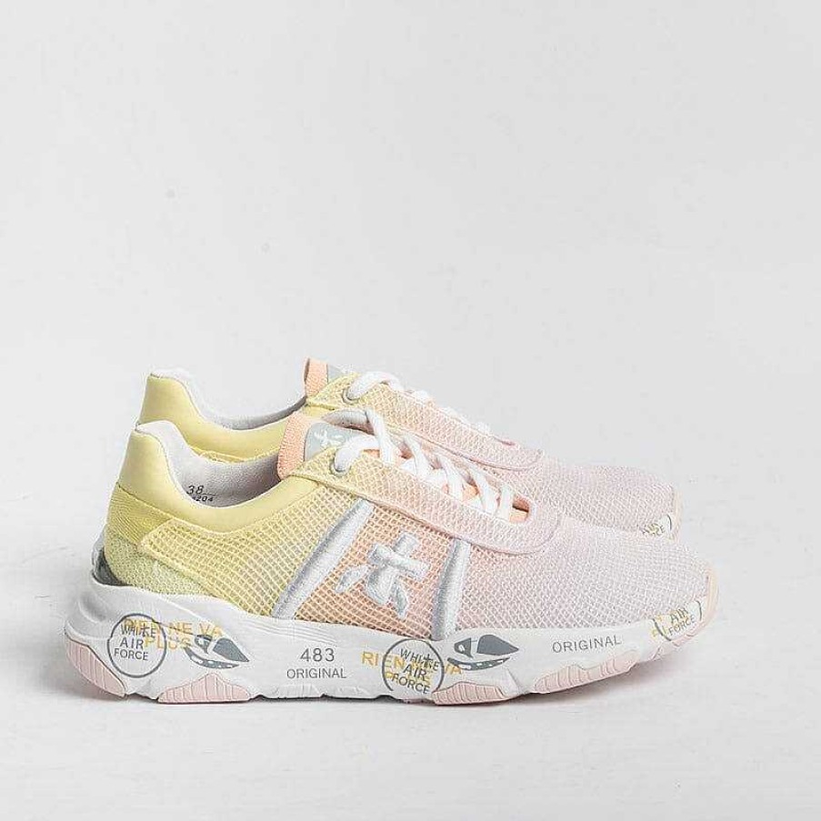 Clearance Premiata Premiata - Sneakers - Buff 6204 - Giallo Rosa