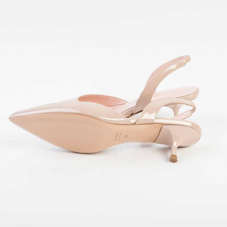 New Anna F. Anna F. - Sling Back 1711 - Vernice Beige