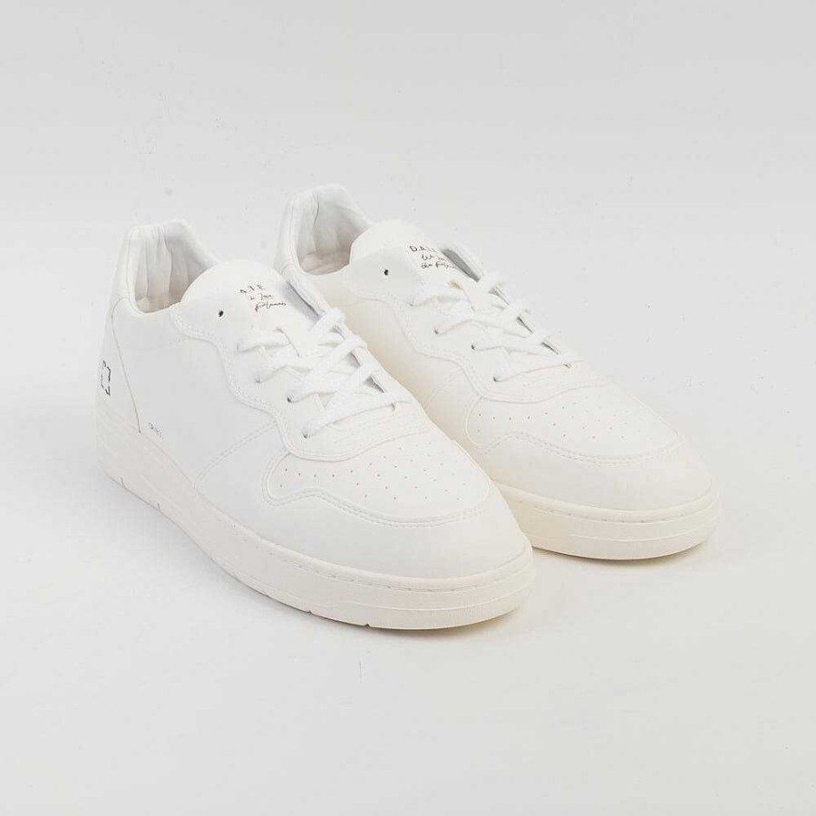 Best DATE Date - Sneakers - Court - Eco Vegan White