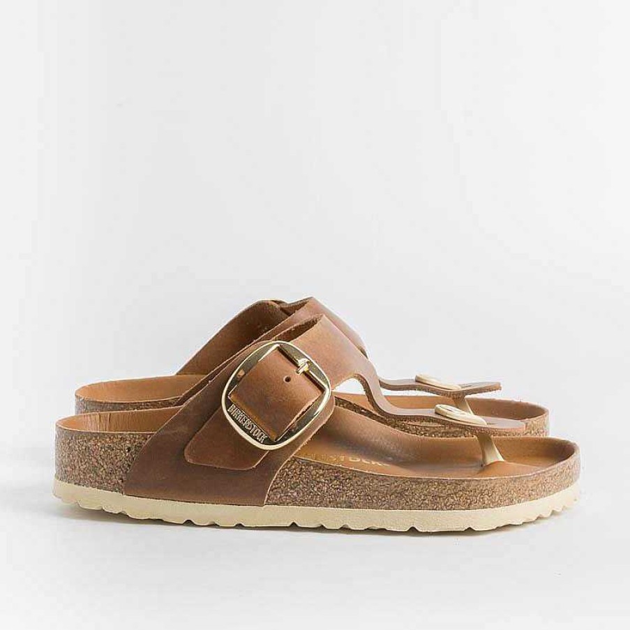 Best BIRKENSTOCK Birkenstock - Sandali Bassi Infradito- 1018745 - Gizeh - Cognac