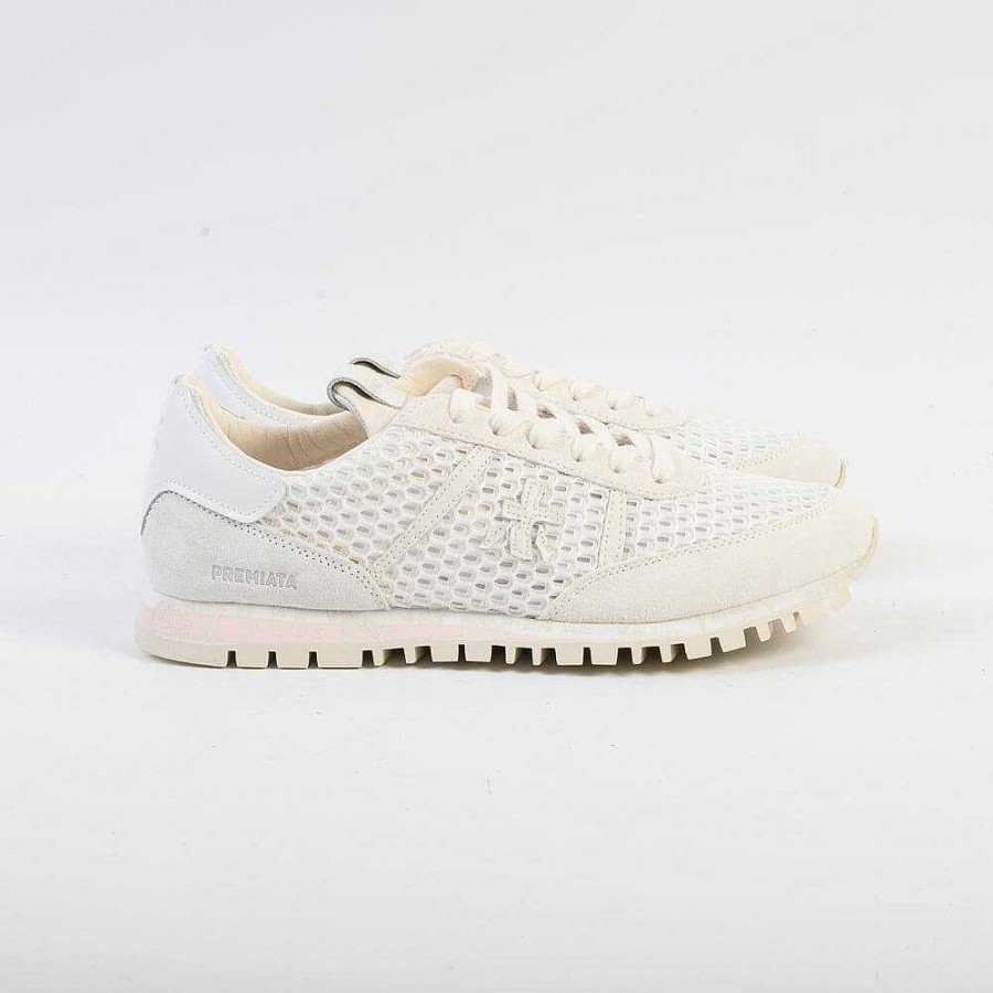 Online Premiata Premiata - Sneakers - Seand 6754 - Bianco Mesh