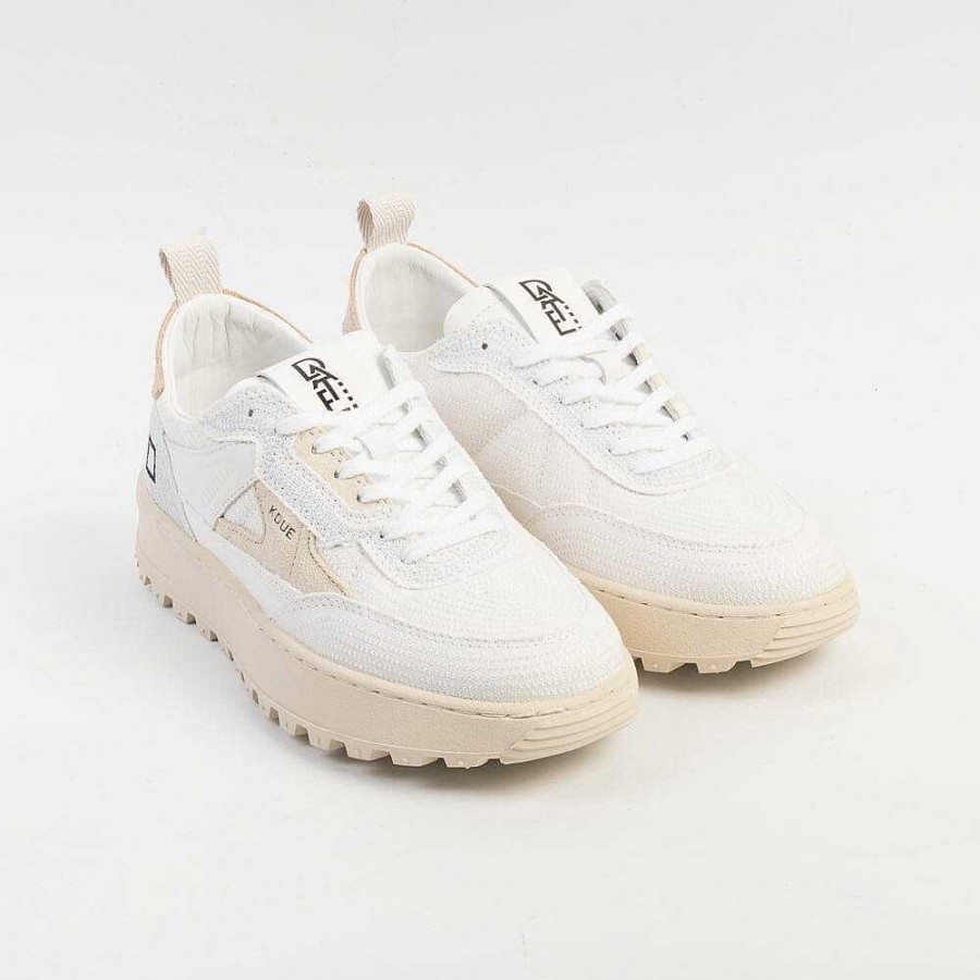 Best DATE Date - Sneakers - Kdue - Embroidery White