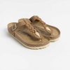 Online BIRKENSTOCK Birkenstock - Sandali Bassi Infradito Gizeh 1021355 - Braided Cognac