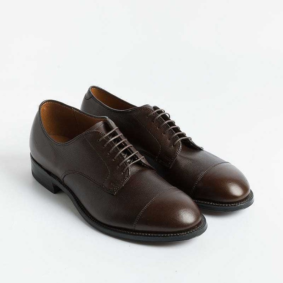 New Alden Alden - M1501Y - Derby Con Puntale Forma Ergonomica - Vitello Marrone