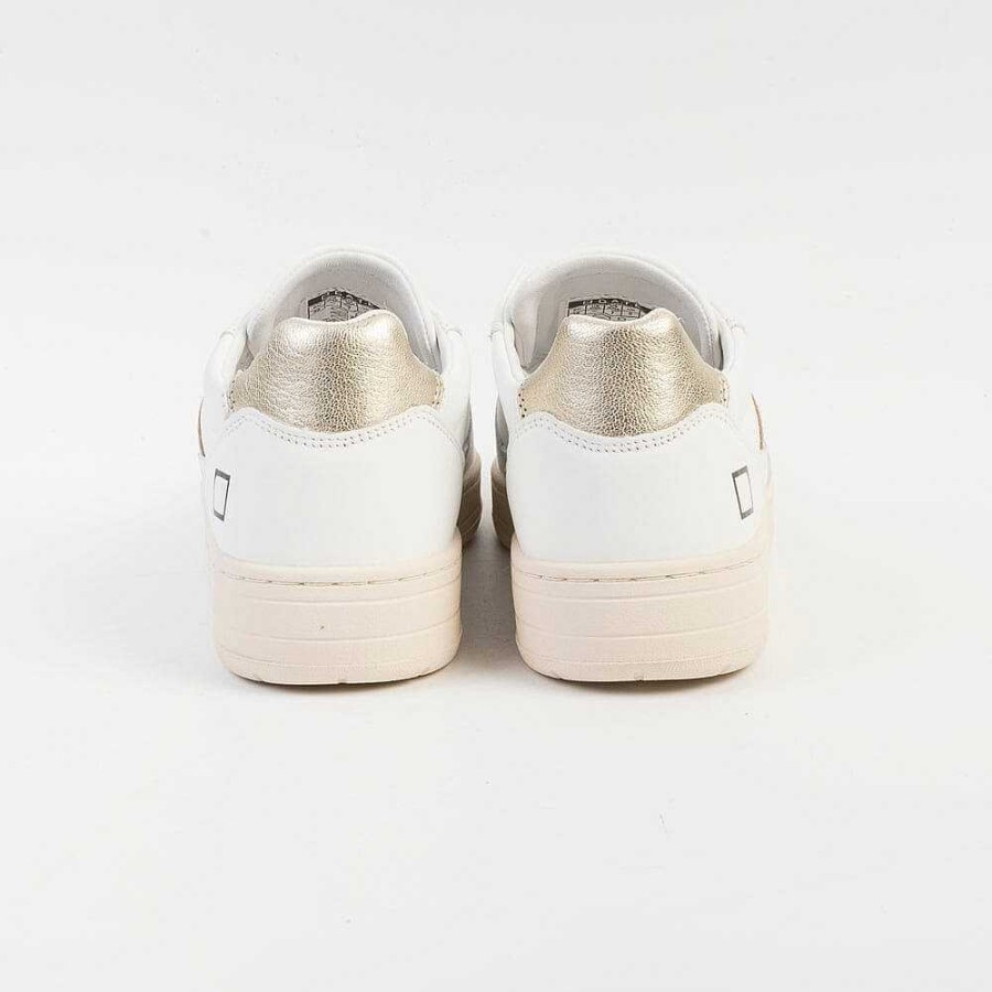 Hot DATE Date - Sneakers - Court 2.0 - Vintage White Platino