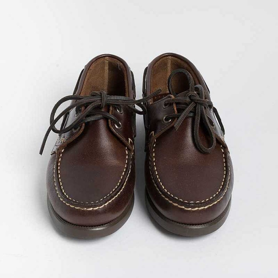 New Paraboot Paraboot - Barth F/Marine - Scarpa Da Barca - Allacciata 190818 - Marron Lis America