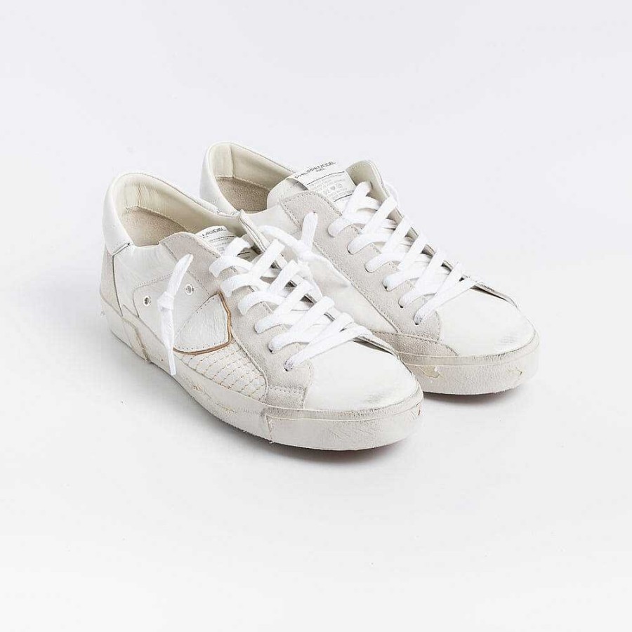 Wholesale Philippe Model Paris Philippe Model - Sneakers Prlu Xp02 - Parisx - Pop Blanc