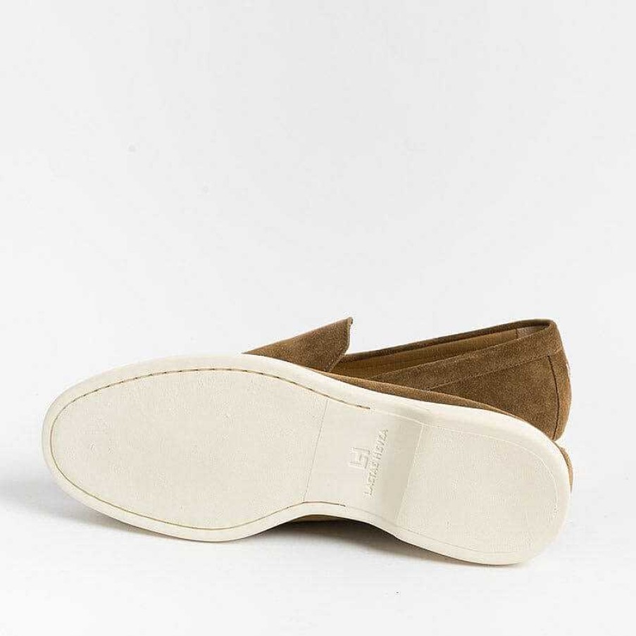 Clearance HENDERSON Henderson - Mocassino Slipon - Panarea - Suede Birra