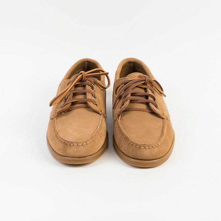 Clearance Sebago Sebago - Campside Askook Suede - Scarpa Da Barca - 71113Hw - Cognac