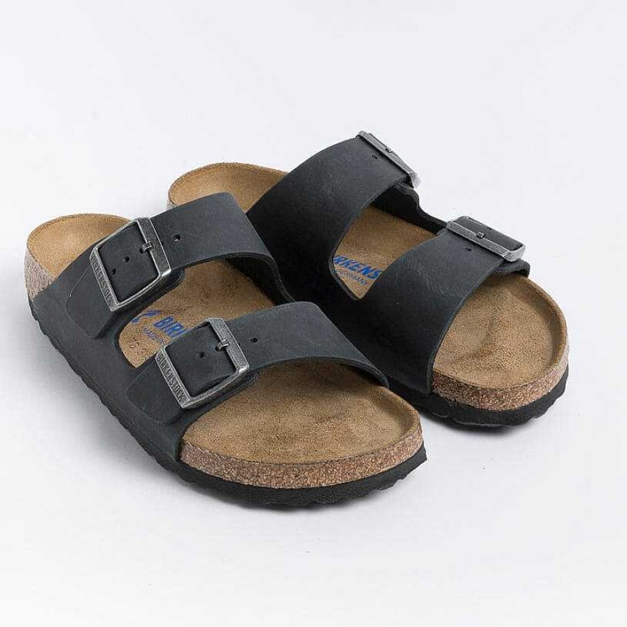 Wholesale BIRKENSTOCK Birkenstock - Sandali Bassi 752483 - Arizona Bs - Black Oiled